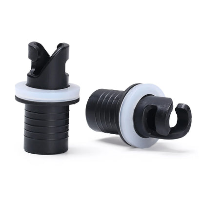 Water Sports Inflatable Boat Connector – PVC Nylon Air Valve Caps, Screw Hose Adapter & Raft Foot Pump for Fishing Kayak Accessories