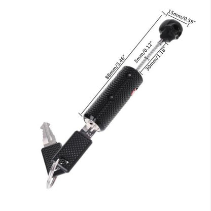 Skull Shape TSA Combination Luggage Lock – High Security Anti-Theft Padlock with Steel Cable for Travel & Overseas Use