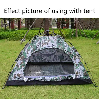 Waterproof Camping Ground Mat - Double-Sided Aluminium Foil - Outdoor Hiking, Beach, Picnic Blanket