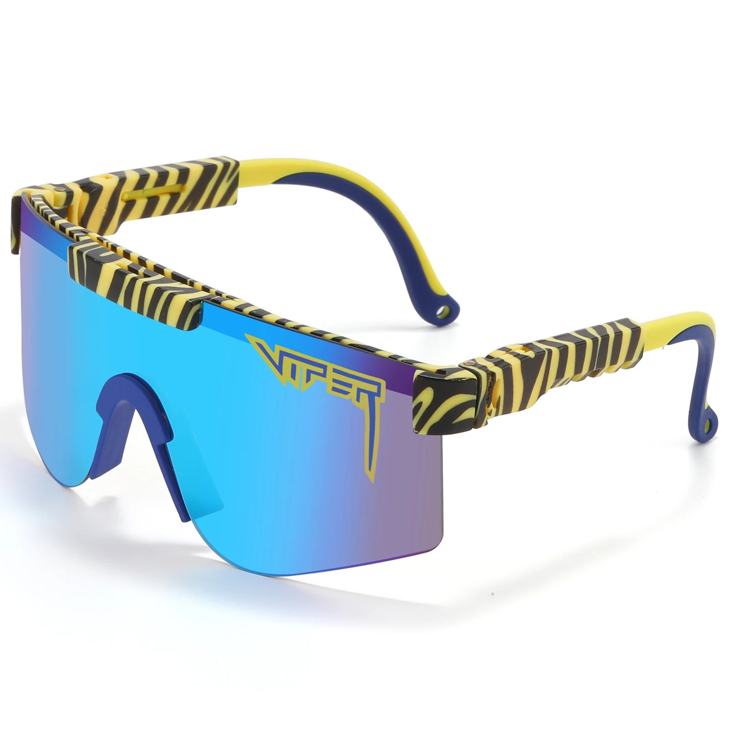 Youth Pit Viper Style Sunglasses – Sporty UV Eyewear for Kids, Teens & Small-Head Adults, Cycling & Driving Shades