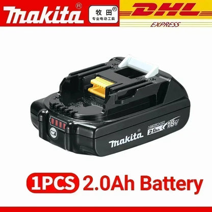 100% Original Makita 18V Lithium Battery – 6Ah/5Ah/3Ah Compatible with DTW700, DDF487, DTD173, DGA404, HR140D, DJV182 Tools