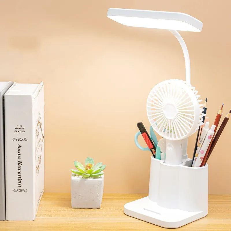 USB Learning Dormitory Bedroom Bedside Reading Night Light - LED Desk Lamp with Eye Protection for College Students, Nightlights