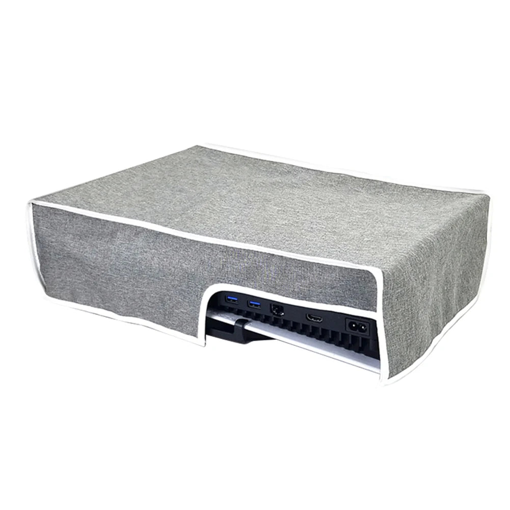 Vertical/Horizontal Dust Cover for PS5 Slim Console – Anti-Scratch Waterproof Protective Sleeve, Removable 1680D Oxford