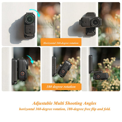 Magnetic Mount Stand for DJI Osmo Nano – Foldable Quick Release 360° Rotating Base Accessory