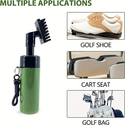 1pc Golf Club Cleaner Groove Tube: Leakproof Reservoir Squeeze Bottle Golf Brush - Easy Cleaning Tool for Golf Clubs