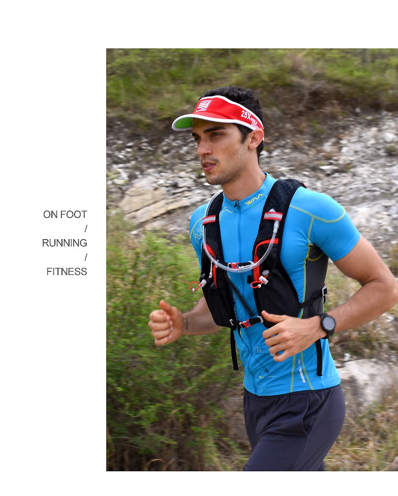 INOXTO 5L Trail Running Backpack - Ultra-Light Hydration Vest for Marathon & Cycling with 1.5L/2L Water Bag