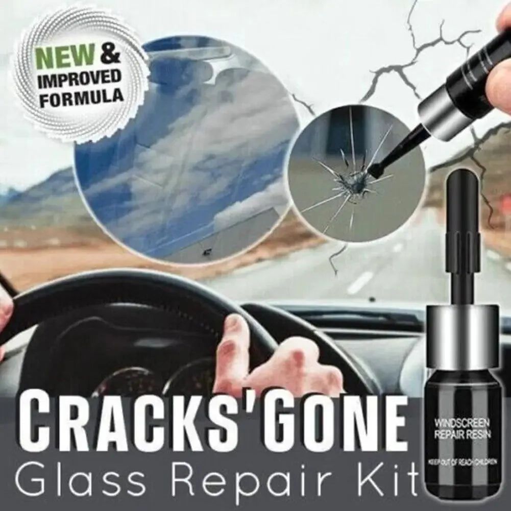 Car Windshield Glass Repair Resin Kit – 3ml Auto Windshield Crack Repair Tool for Vehicle Window Maintenance & Restoration