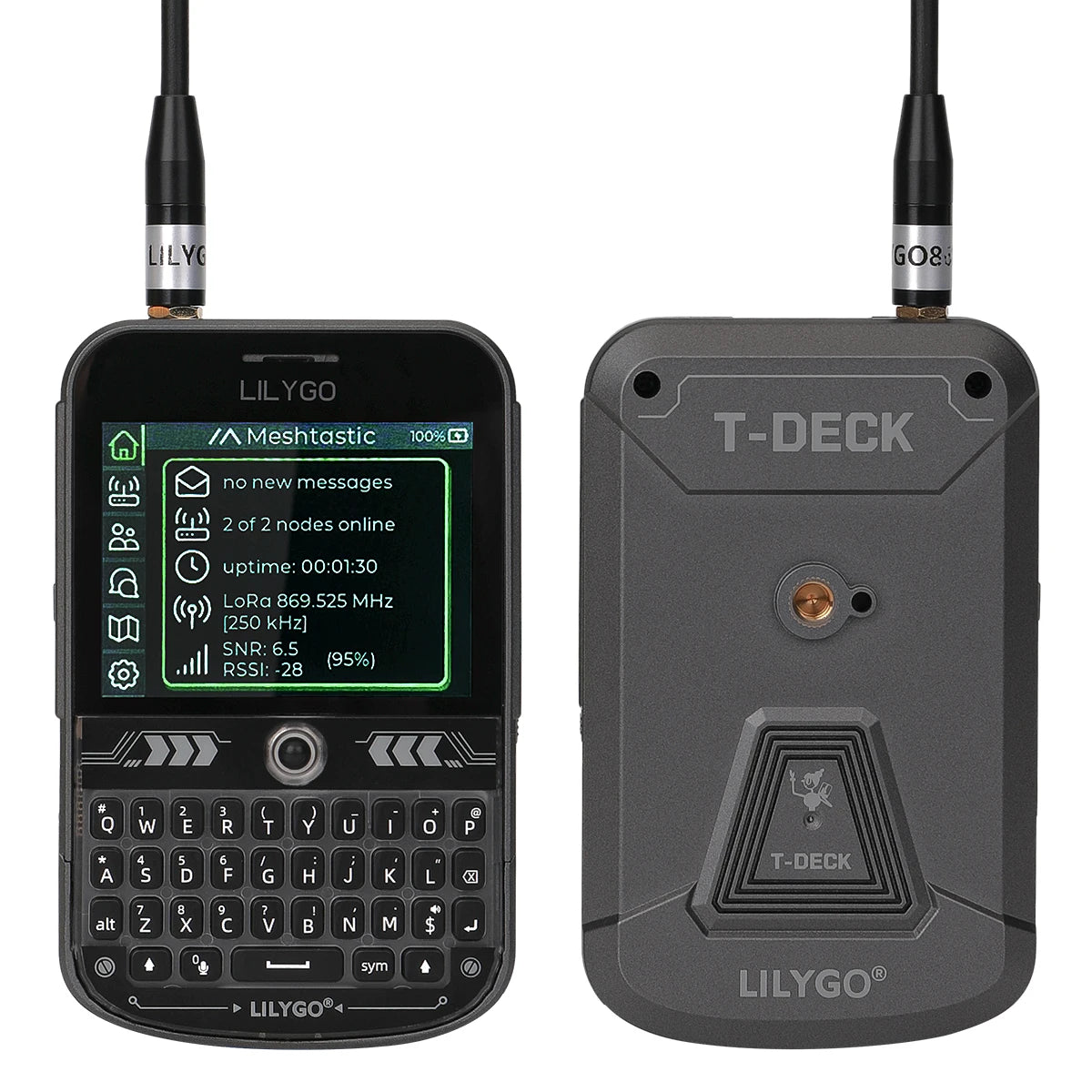 LILYGO T-Deck Plus LoRa Mesh Radio - ESP32-S3 GPS LoRaWAN Pocket Tracker for Meshtastic