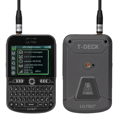LILYGO T-Deck Plus LoRa Mesh Radio - ESP32-S3 GPS LoRaWAN Pocket Tracker for Meshtastic