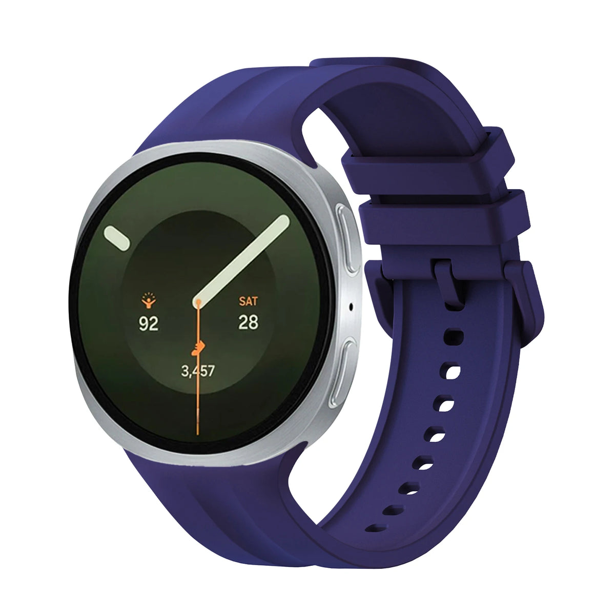 Silicone Sport Band for Samsung Galaxy Watch 9 and Watch 8 - Replacement Strap for 40mm, 44mm and Watch 8 Classic 46mm Models