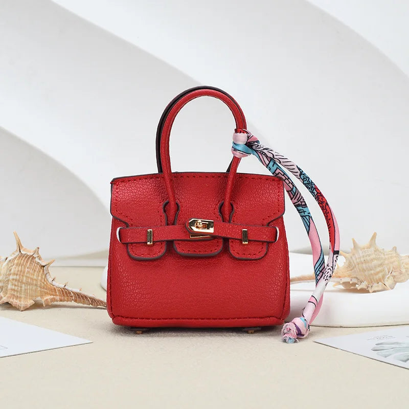 Mini Bag Keychain Pendant — Small Earphone Case & Accessory for H Family, Decorative Gift