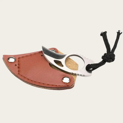 Mini Stainless Steel Pocket Knife - Compact Keychain Survival Tool for Camping, Hiking & Emergency Use