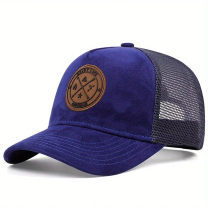 Summer Mesh Baseball Cap – ENJOY LIFE Letter Patch Snapback Hat for Men & Women, Breathable Unisex Hip Hop Trucker Cap