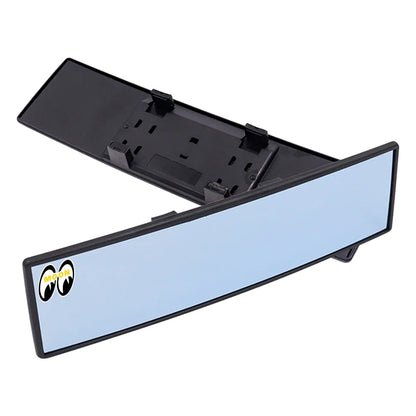 JDM Panoramic 300mm Rearview Mirror - Broadway Style Wide Angle Mooneyes Yellow Car Interior Mirror