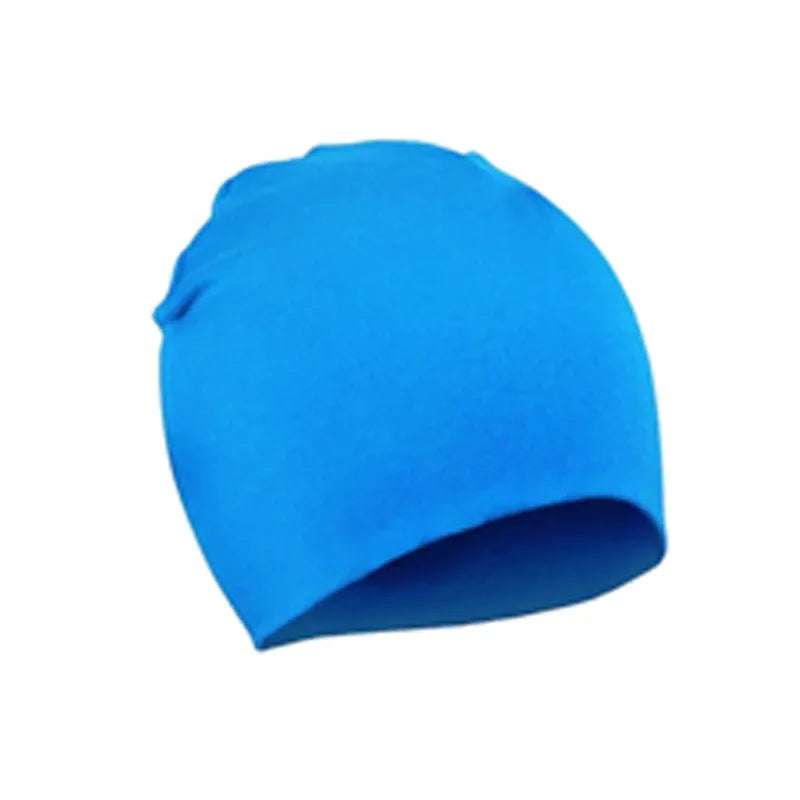 Baby Cotton Beanie Hat - Soft Candy Color Cap for Newborns, Toddlers & Kids
