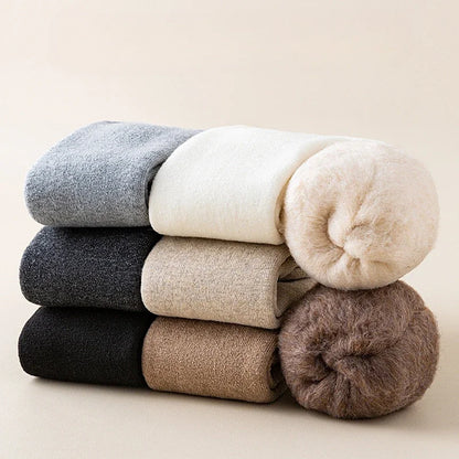 Women's Thick Knee-High Socks – Soft Fluffy Thermal Long Socks, Cozy Winter Legwear for Cold Weather