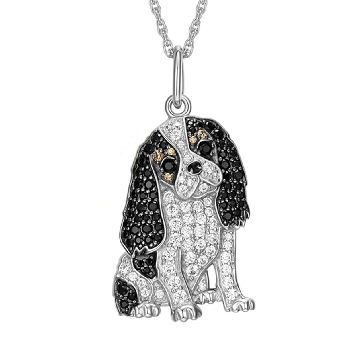 Schnauzer Dog Pendant Necklace – Cute & Elegant Puppy Jewelry for Women, Perfect Gift for Dog Lovers