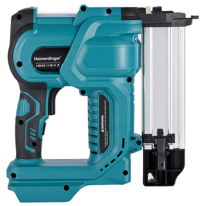Cordless 18GA Nail & Staple Gun — 2-in-1 Nailer/Stapler, Makita Battery Compatible, 2 Modes, 500 Nails & Staples (Battery Not Included)