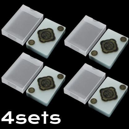 Waterproof Transparent PVC Playing Cards Set — Durable Box for Poker, Blackjack & Euchre Games