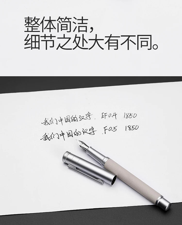 LT Hongdian Titanium Black Forest Calligraphy Pen — Student & Business Ink Pen with Gift Box