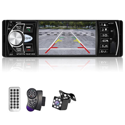 HIPPCRON 1DIN Car Stereo Radio 4.1 Inch MP5 Player - Bluetooth 5.0 FM USB Multimedia Player with Rear View & Steering Wheel Control