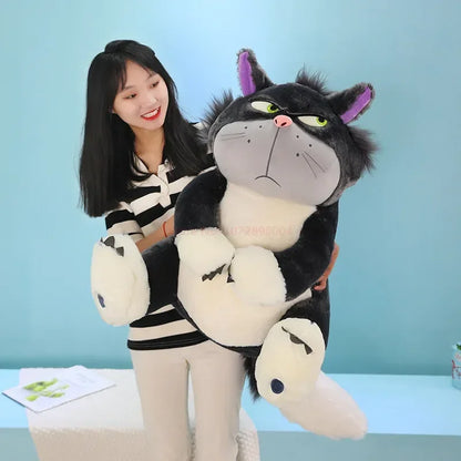 Disney Lucifer Plush Toy – 30/45/60cm Cute Stuffed Figaro Cat from Cinderella, Perfect Holiday Gift for Girls & Kids