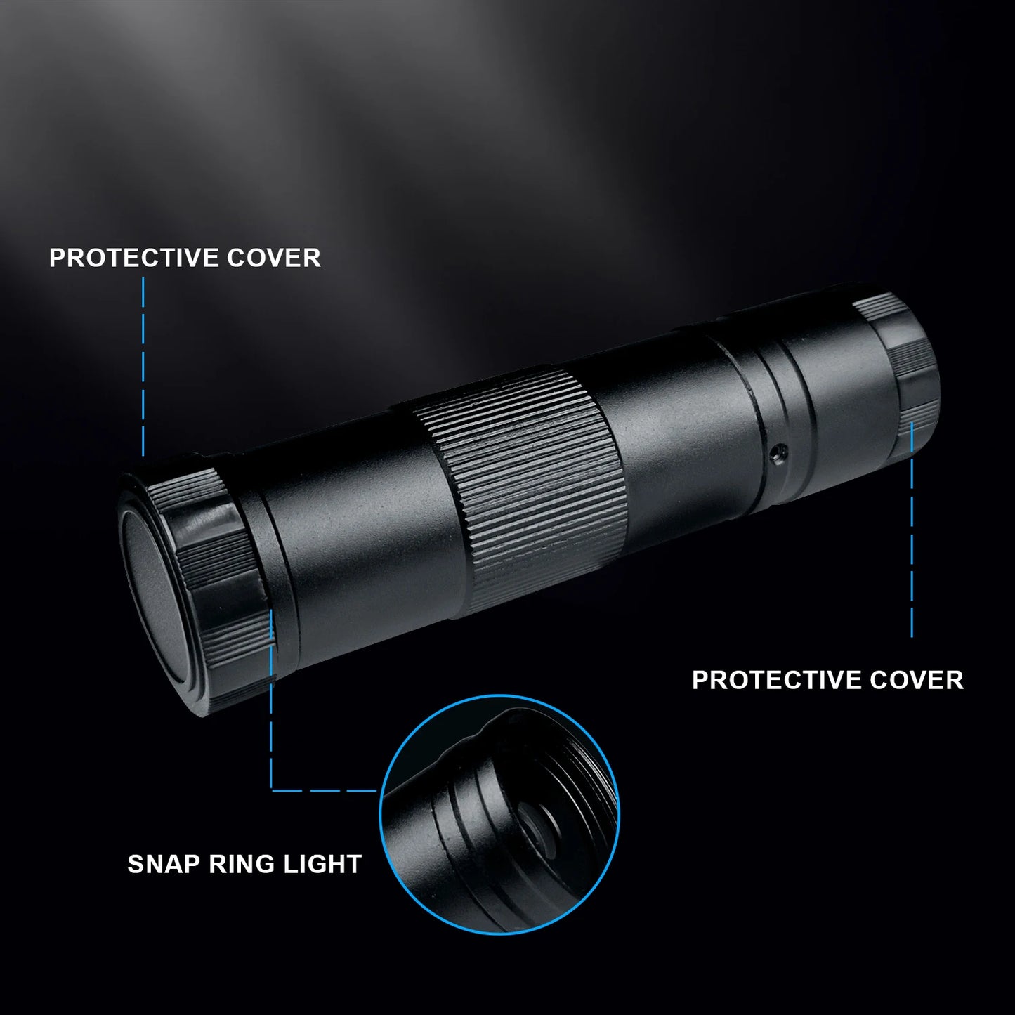 1080P 4K Industrial Microscope – 150X C-Mount Lens with 48MP/13MP Digital Camera, HDMI/USB-C/VGA for PCB Soldering & DIY