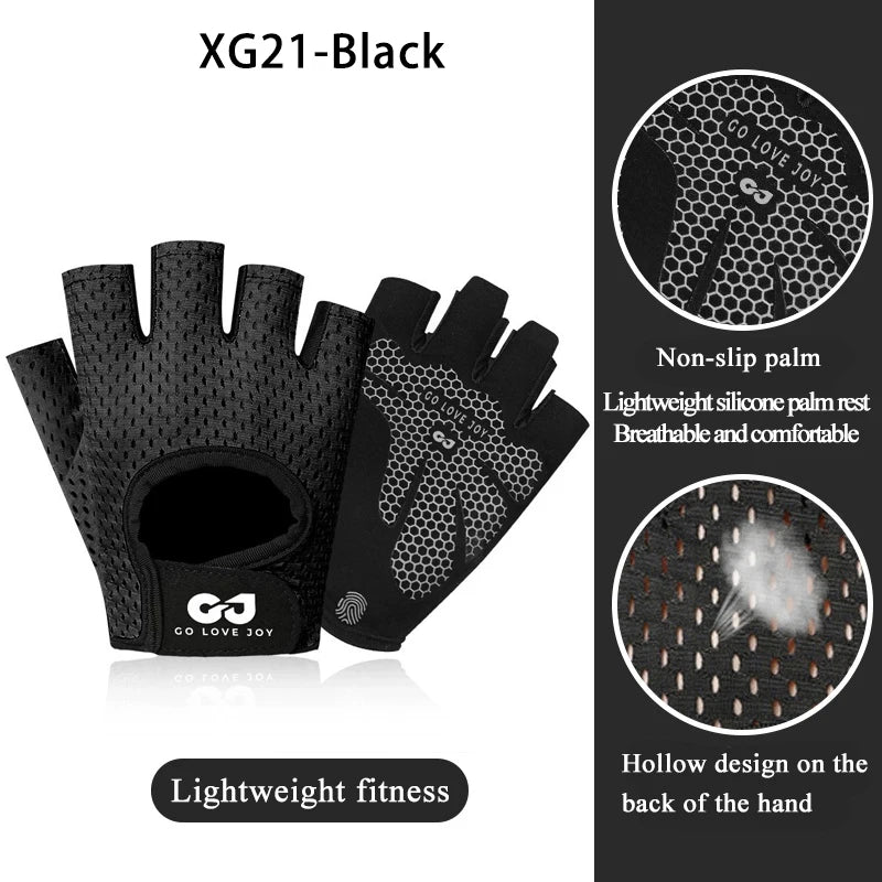 Gym Fitness Gloves – Half Finger Weight Lifting & Training Gloves for Men & Women, Workout Hand Protection