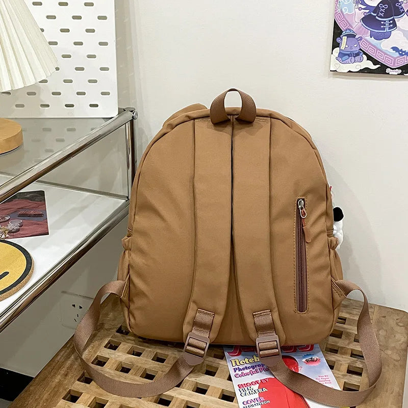 Rilakkuma Anime Backpack — Cute Relax Bear School Bag for Women, Girls & Boys, Outdoor Travel Rucksack Gift