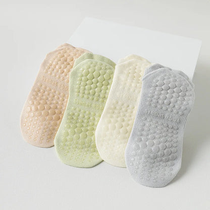 Mesh Breathable Yoga Socks: Cotton Low Cut for Women - Ideal for Gym, Fitness, Dance & Pilates - Non-slip, Professional Sports Footwear