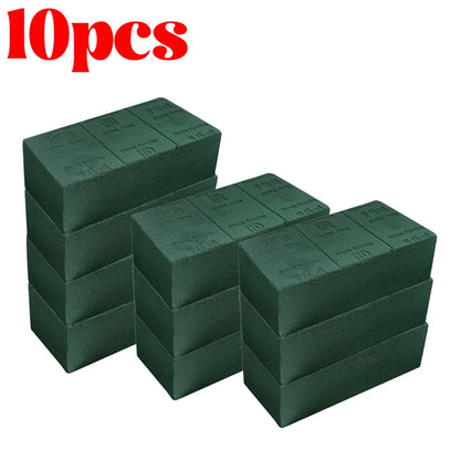Green Floral Foam Blocks for DIY Flower Arrangements – Wet & Dry Absorbent Sponge Bricks for Wedding, Birthday & Garden Decor