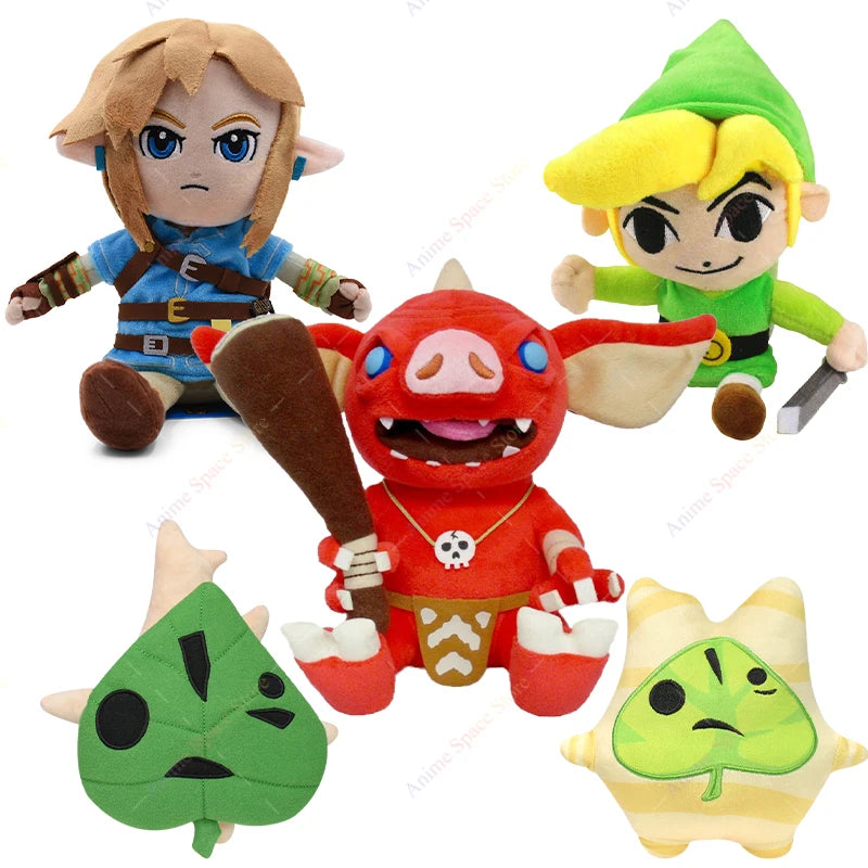 Zelda Breath of the Wild Plush Toys — Link, Bokoblin & Korok Soft Stuffed Anime Dolls, Kids Christmas Gift