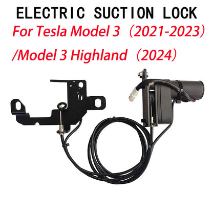 Electric Soft Closing Lock – Front Trunk & Spare Box Suction Door Closer for Tesla Model 3 & Y (2021–2024 Highland)