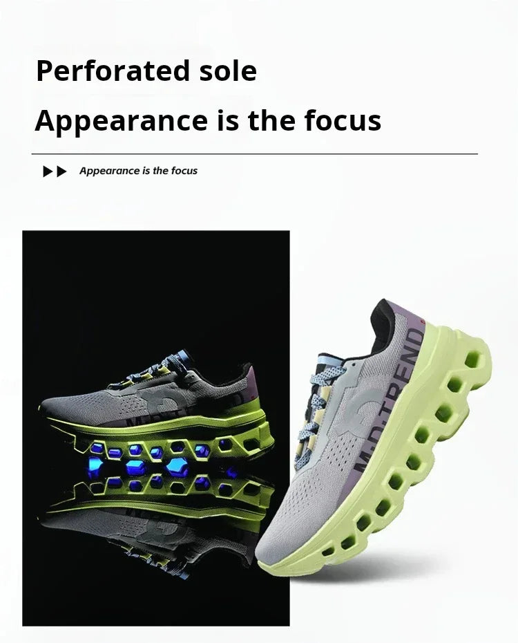 Men's Sports Shoes – Luxury Casual Sneakers, Mesh Running & Basketball Shoes, Lightweight Platform for Summer Walking