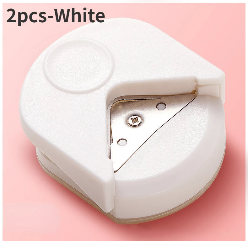 Circle Cutter & Button Maker — Portable Corner Rounder Paper Cutter for Cards, Photos & Crafts