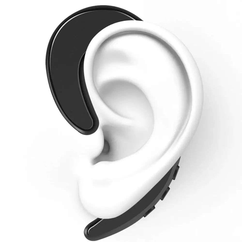 Digital Display Bluetooth Bone Conduction Headphones - Wireless 3D Stereo Earphones with Long Battery Life