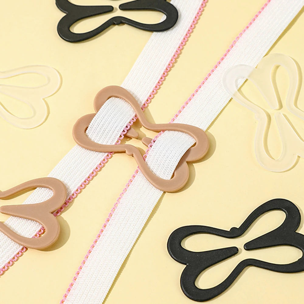 Invisible Anti-Slip Bra Strap – Adjustable Transparent Shoulder Strap with Secure Buckle Support