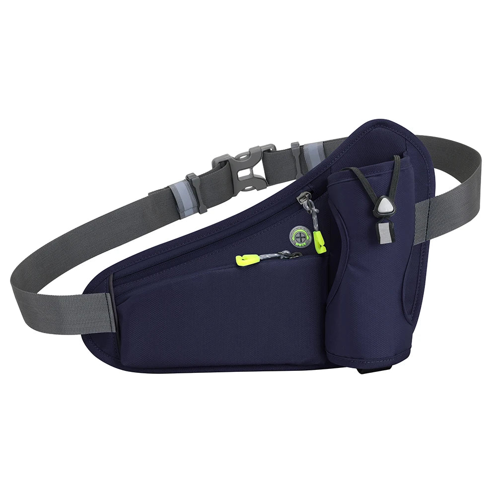 Running Waist Bag with Water Bottle Holder – Hydration Fanny Pack for Men & Women, Gym, Jogging, and Cycling
