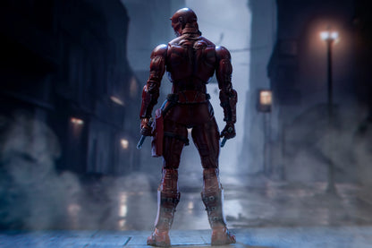 FlefToys Marvel Daredevil Action Figure — 8" Classic Red Shadowland Reborn Black, Devil Defenders Matt Murdock Legends In Stock