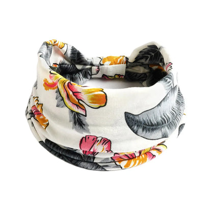 Bohemian Wide Cotton Stretch Headband for Women – Turban Headwrap, Bandage Hairband, Bandana Hair Accessories