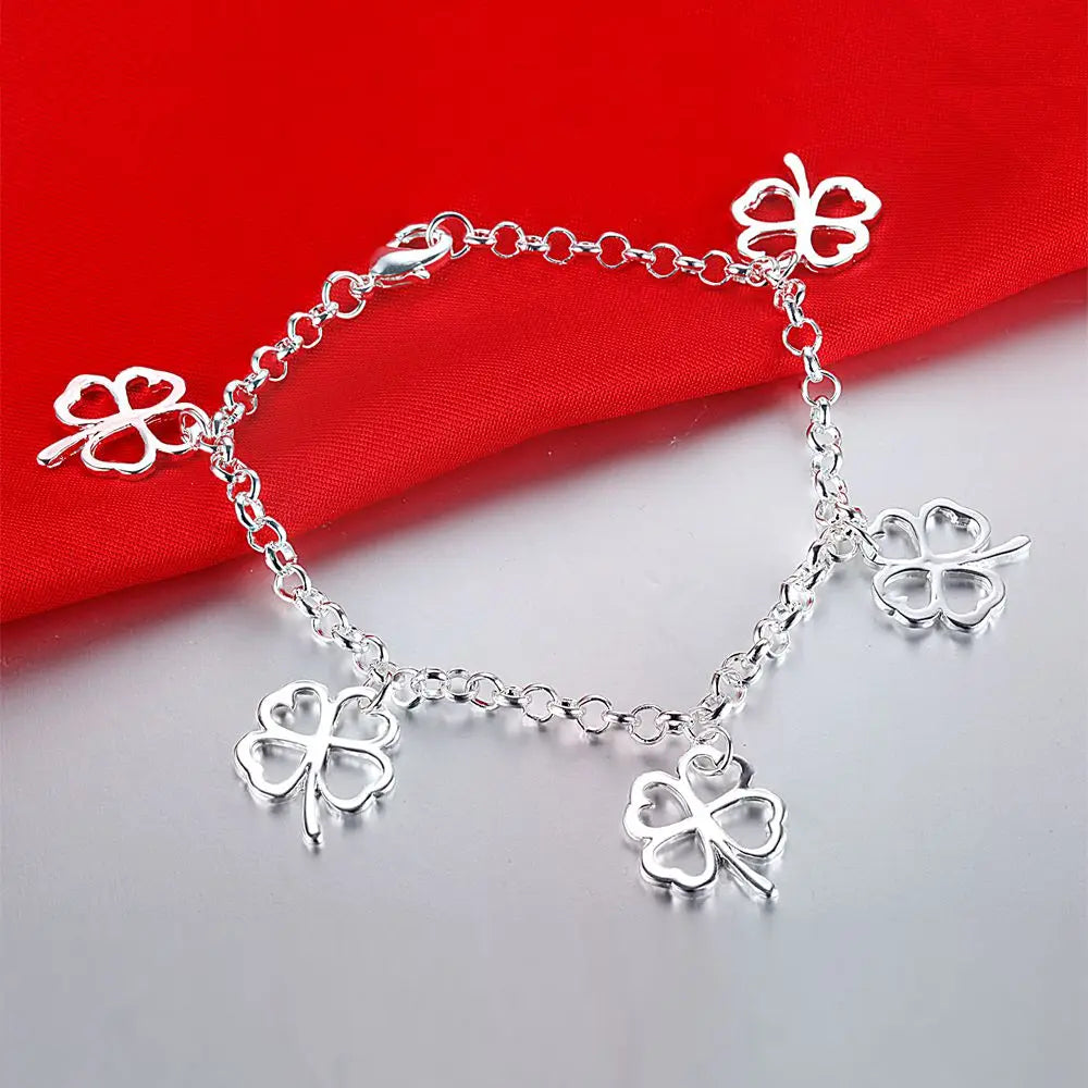 925 Sterling Silver Bead Bracelet – High-Quality Romantic Chain for Women, Fashion Jewelry Gift for Engagement, Party & Wedding