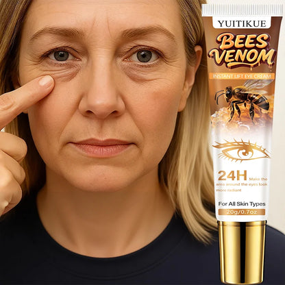 YUITIKUE Natural Bee Venom Eye Cream – 20g Instant-Lifting & Hydrating Daily Eye Care Moisturizer