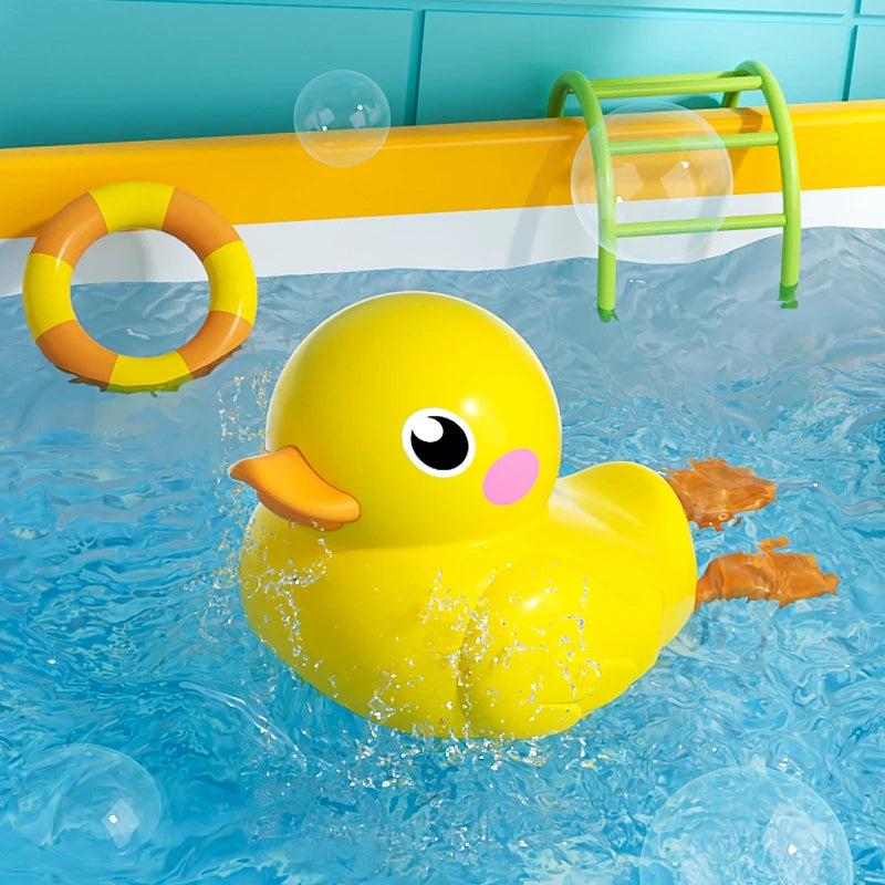 Baby Bath Toys Clockwork Swimming Animals – Cute Kids Bath & Shower Water Play Toys for Bathtub Fun and Learning