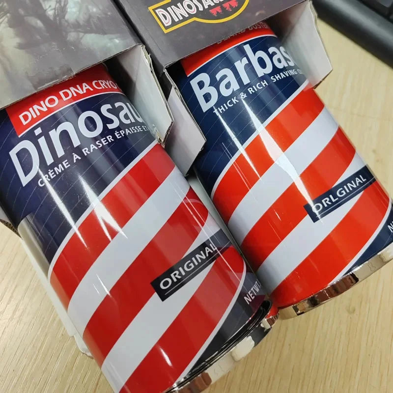 Barbasol Dennis Nedry Jurassic Park DNA Jar Replica — Movie Prop Desktop Ornament (best SEO)