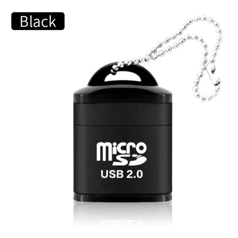Mini USB 2.0 Micro SD/TF Card Reader - High-Speed Memory Card Adapter for Computer, Desktop, Laptop & Notebook