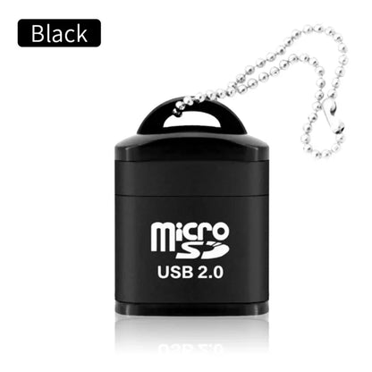 Mini USB 2.0 Micro SD/TF Card Reader - High-Speed Memory Card Adapter for Computer, Desktop, Laptop & Notebook