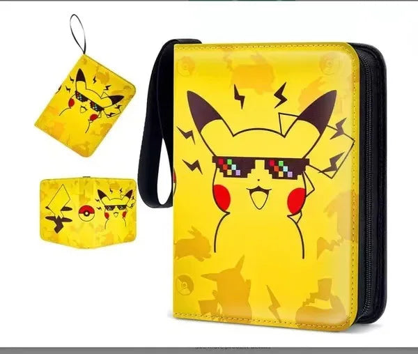 NEW Pokémon Card Album — 400pcs Binder Zipper PU Leather Storage Book for Anime Card Game Collection