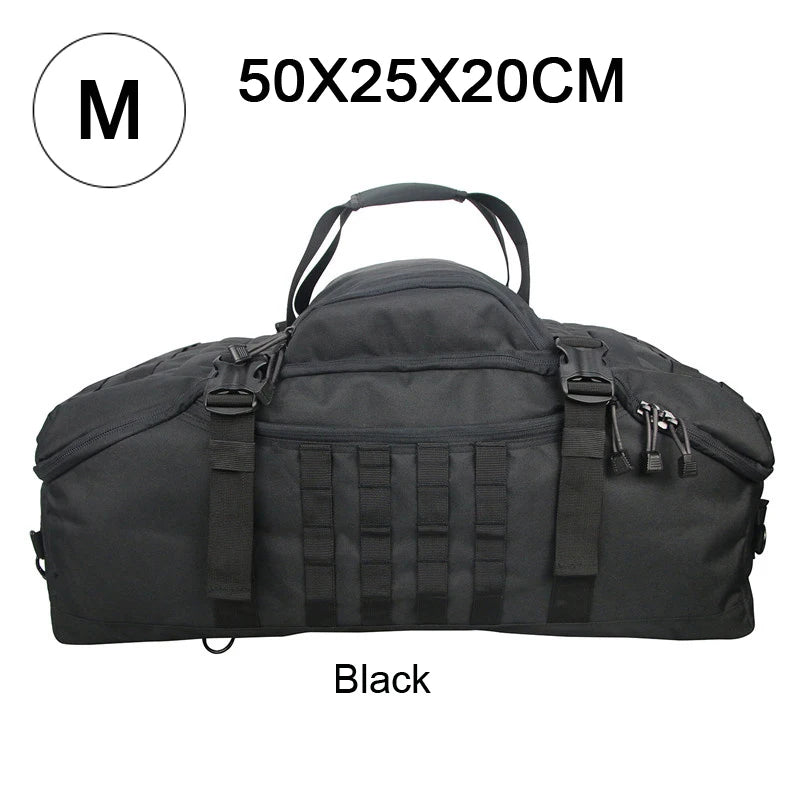 LQARMY Tactical Military Backpack – 30L/45L/80L 3-in-1 Gym, Camping, Travel Bag