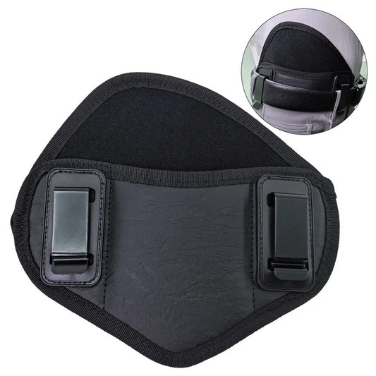 DIZETION Tactical PU Leather Gun Holster - Concealed Carry Pistol Pouch for Glock, Sig Sauer, Beretta & More