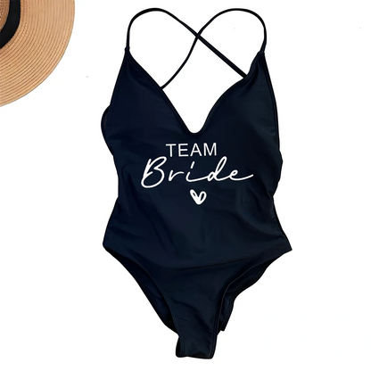 Women's Padded One Piece Swimsuit - Sexy Plus Size Beachwear Bathing Suit for Summer & Bachelorette Parties